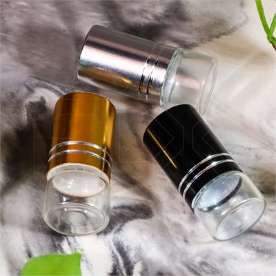 Флакон-роллер 1.5мл, прозрачное стекло со стеклянным роликом (кратно 10) M101-1.5:CQ - фото 8159