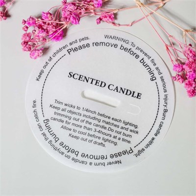 Декоративная наклейка для свечей, 75мм (кратно 10) E604-7.5:HZ - фото 8182