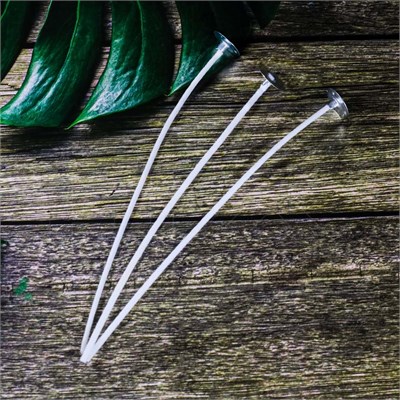 Хлопковый фитиль, с держателем, 130-170 мм (кратно 20) XF002-130:GD - фото 8324