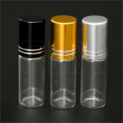 Флакон-роллер 7мл, прозрачное стекло со стеклянным роликом (кратно 5) M101-7:AO - фото 8776