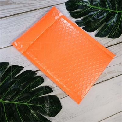 Конверты с пузырчатой пленкой, 15х20 см, оранжевые (кратно 50) KV309-15x20:BN - фото 8990
