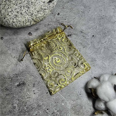 Подарочные мешочки "Винтаж", органза, 10х12 см (кратно 100) MP012-10x12:AU - фото 9133