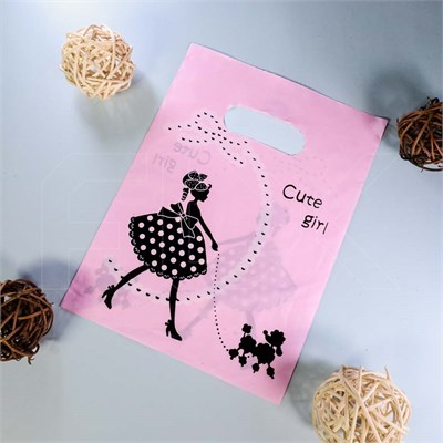 Пакет "Cute girl" 15х20 (кратно 100) PR401-15x20:BI - фото 9139