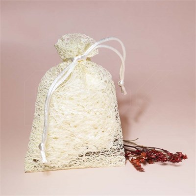 Мешочек подарочный из плетеной нити 10х15 см (кратно 50) MP023-10x15:KB - фото 9215