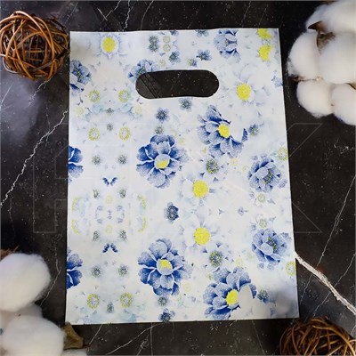 Пакет "Синие цветы" 15х20 (кратно 100) PR402-15x20:BI - фото 9248