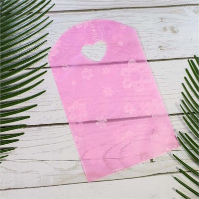 Пакет "Цветы на розовом фоне" 13х21 (кратно 50) PR217-13X21:BI - фото 9265