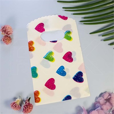 Пакет "Сердечки" 9х15 (кратно 50) PR103-9x15:BI