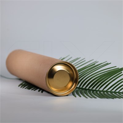 Тубус картонный, с металлической крышкой, 65х300 мм TB002-65x300:FJ - фото 9454