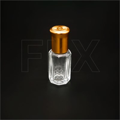 Флакон-роллер 6мл, стеклянный со стеклянным роликом (кратно 5) M160-6:AF - фото 9721