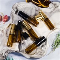 Атомайзер-карандаш 3мл, коричн.стекло, металлическая крышка (кратно 5) S007-3:AA