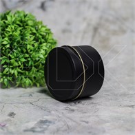 Баночка для свечей, металлическая, с крышкой, 120 мл BZ004-120 BLACK
