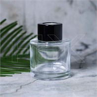 Флакон для аромадиффузора, 50мл, цилиндр (черный) 0_D001-50-BLACK