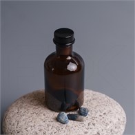 Флакон для парфюм- и аромамасел, 115 мл, с пробковой крышкой, темное стекло 0_D027-115