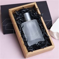 Коробка подарочная 30х90х160 мм, черно-песочный 0_K013-30x90x160 BLACK-SAND