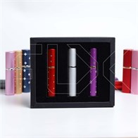 Акция_Парфюм-бокс с черной бархатной вкладкой для помадок 5 мл, черный 0_K021-30x123x148 (P001-5) BLACK