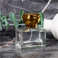 Атомайзер, стекло, 35мл, золотая крышка/пластик 0_S218-35 GOLD