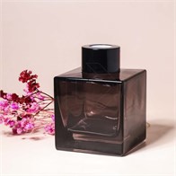 Флакон для аромадиффузора, темное стекло, 100мл, квадрат (черный) 0_D032-100 BLACK