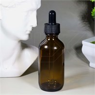 Флакон-капельница, 60мл, темное стекло, на резьбе 0_PP002-60