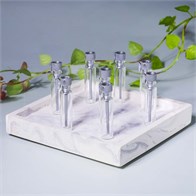 Фиолка 1 мл, прозрачное стекло, серая крышка (кратно 100) 0_F001-1 PS-SRK