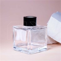 Флакон для аромадиффузора, 90мл, квадрат (черный) 0_D002-90-BLACK