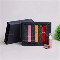 Акция_Парфюм-бокс с черной вкладкой для помадок 5 мл, черный 0_K019-30x123x148 (P001-5) BLACK