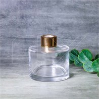 Флакон для аромадиффузора, 150мл, цилиндр (золотистый) 0_D001-150-GOLD