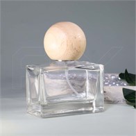 Атомайзер, стекло, 35мл, светлая круглая крышка/дерево 0_S217-35 LIGHT