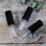 Атомайзер-защелка, пластиковый распылитель и крышка, 2мл 0_B020-2 BLACK