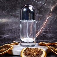 Атомайзер, стекло, 22мл, серебристая крышка-купол 0_S211-22:AA SILVER