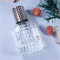 Атомайзер, 28мл, узорное стекло, серебристая крышка/пластик 0_S012-28 SILVER