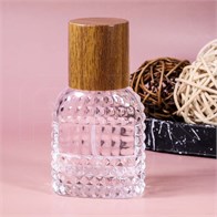 Атомайзер, 28мл, узорное стекло, светлая крышка/имитация дерева 0_S286-28 LIGHT