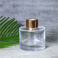 Флакон для аромадиффузора, 80мл, цилиндр (золотистый) 0_D001-80-GOLD