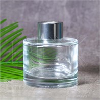 Флакон для аромадиффузора, 80мл, цилиндр (серебристый) 0_D001-80-SILVER