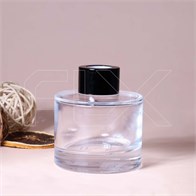 Флакон для аромадиффузора, 80мл, цилиндр (черный) 0_D001-80-BLACK