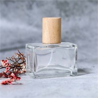 Атомайзер, стекло, 35мл, светлая крышка/дерево 0_S216-35 LIGHT