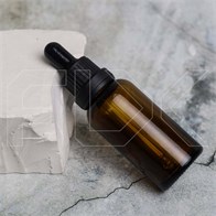 Новинка Флакон-капельница, 30мл, темное стекло, на резьбе PP002-30:FZ