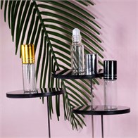 Флакон-роллер 5мл, прозрачное стекло со стеклянным роликом (кратно 5) M101-5:AO