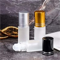 Флакон-роллер 5мл, матовое стекло со стеклянным роликом (кратно 10) M150-5:CQ