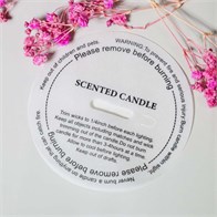 Декоративная наклейка для свечей, 75мм (кратно 10) E604-7.5:HZ