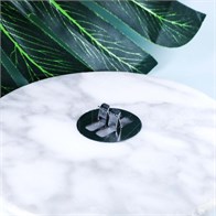 Держатель металлический, круглый, для деревянного фитиля DM003:FH