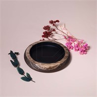 Декоративная подставка для свечей, дерево/металл DP001:HY