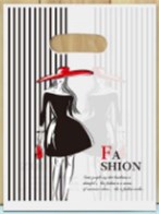 Пакет "Fashion girl" 13х21 (кратно 50) PR232-13x21:BI