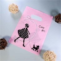 Пакет "Cute girl" 15х20 (кратно 100) PR401-15x20:BI