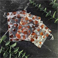 Мешочек подарочный "Сердечки", органза, 9х12 см (кратно 100) MP015-9x12:BP