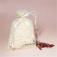 Мешочек подарочный из плетеной нити 10х15 см (кратно 50) MP023-10x15:KB