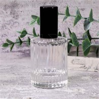 Атомайзер, 30мл, ребристый цилиндр, черная крышка/металл (сборный) S232-30:AA BLACK