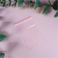 Полиэтиленовые пакеты Ziplock 4х6, 50мкм (кратно 500) PE310-4X6-50:BV