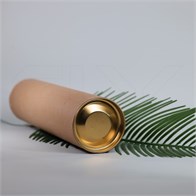Тубус картонный, с металлической крышкой, 65х300 мм TB002-65x300:FJ