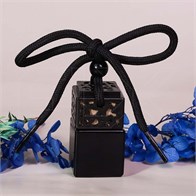 Автофлакон 7мл, черный матовый, с черной крышкой AF049-7:AB