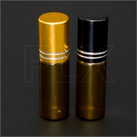 Флакон-роллер 4мл, коричневое стекло со стеклянным роликом (кратно 5) M100-4:AO